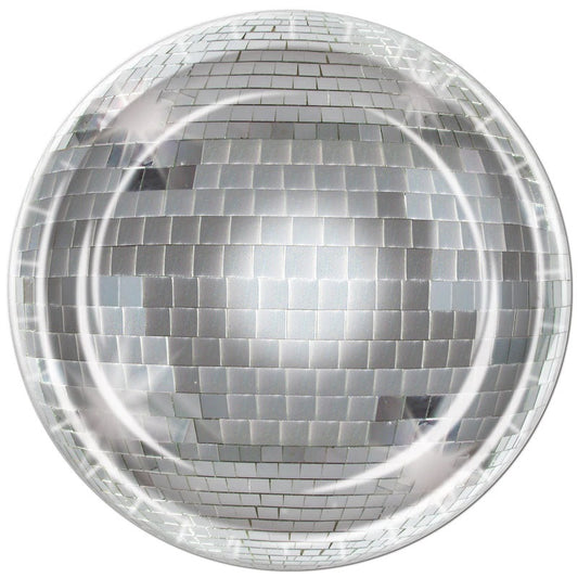 Disco Ball Paper Plates 8pk