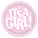 It's A Girl Baby Shower Dinner Plates 8pk