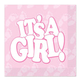 It's A Girl Luncheon Napkins