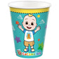 Cocomelon Birthday Party 9 oz Paper Tumbler Cups 8 Pack