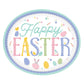 Easter Theme Pastel Easter Eggs Serving Paper Plate