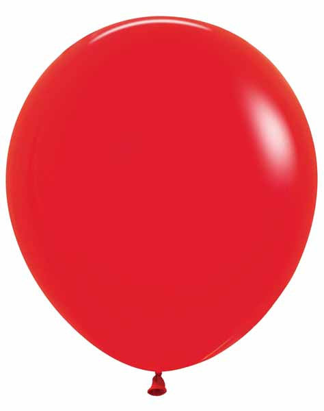 Sempertex 18" Fashion Red Latex Balloon