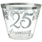 Happy 25th Anniversary 9oz Tumblers 30/CT