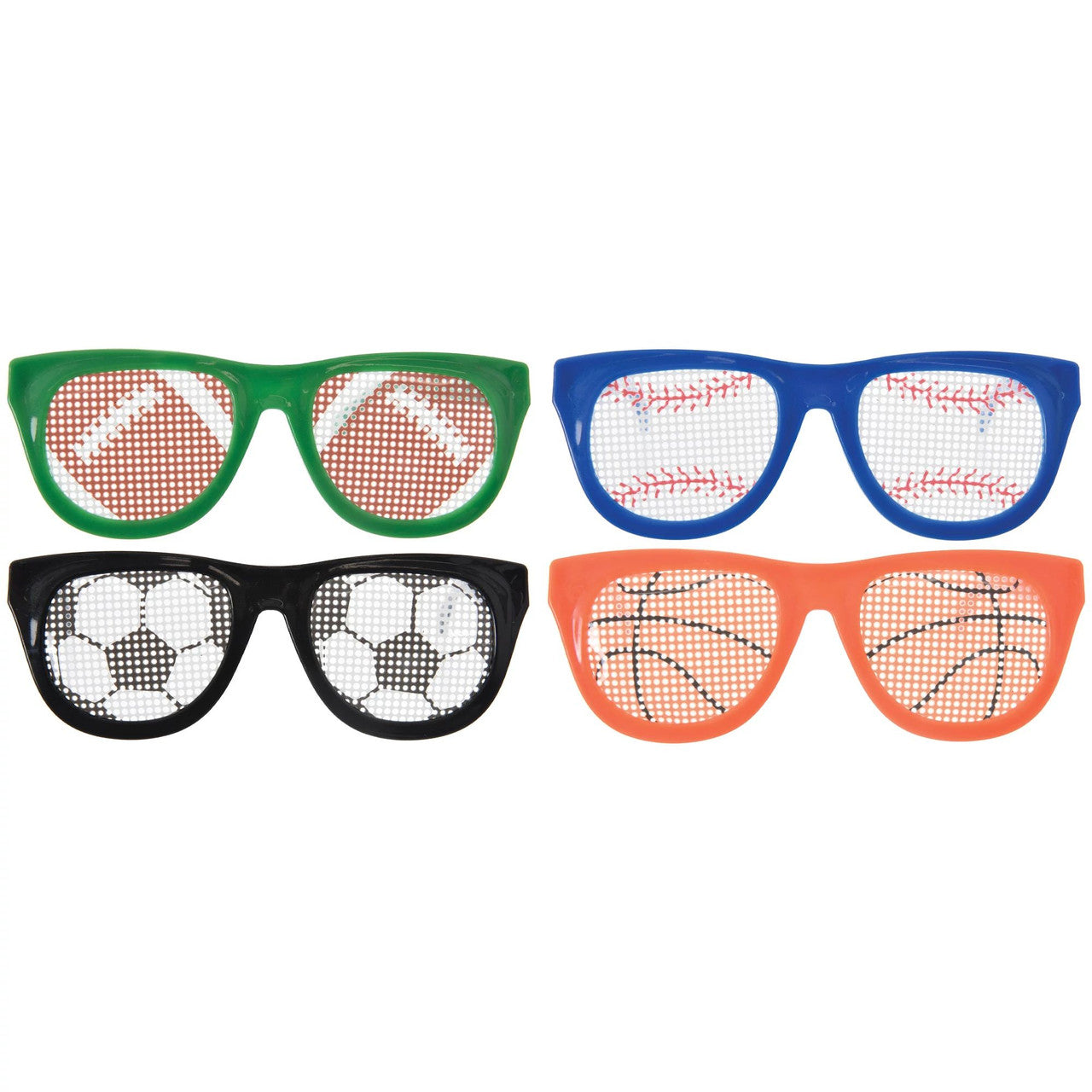 Sports Glasses See-Through 24 Pieces