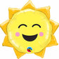 35" Sunny Smile Jumbo Sun Foil Balloon