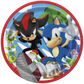 Sonic the Hedgehog Round 7" Dessert Plates 8/CT