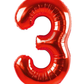 34” Number Balloon Red Trico