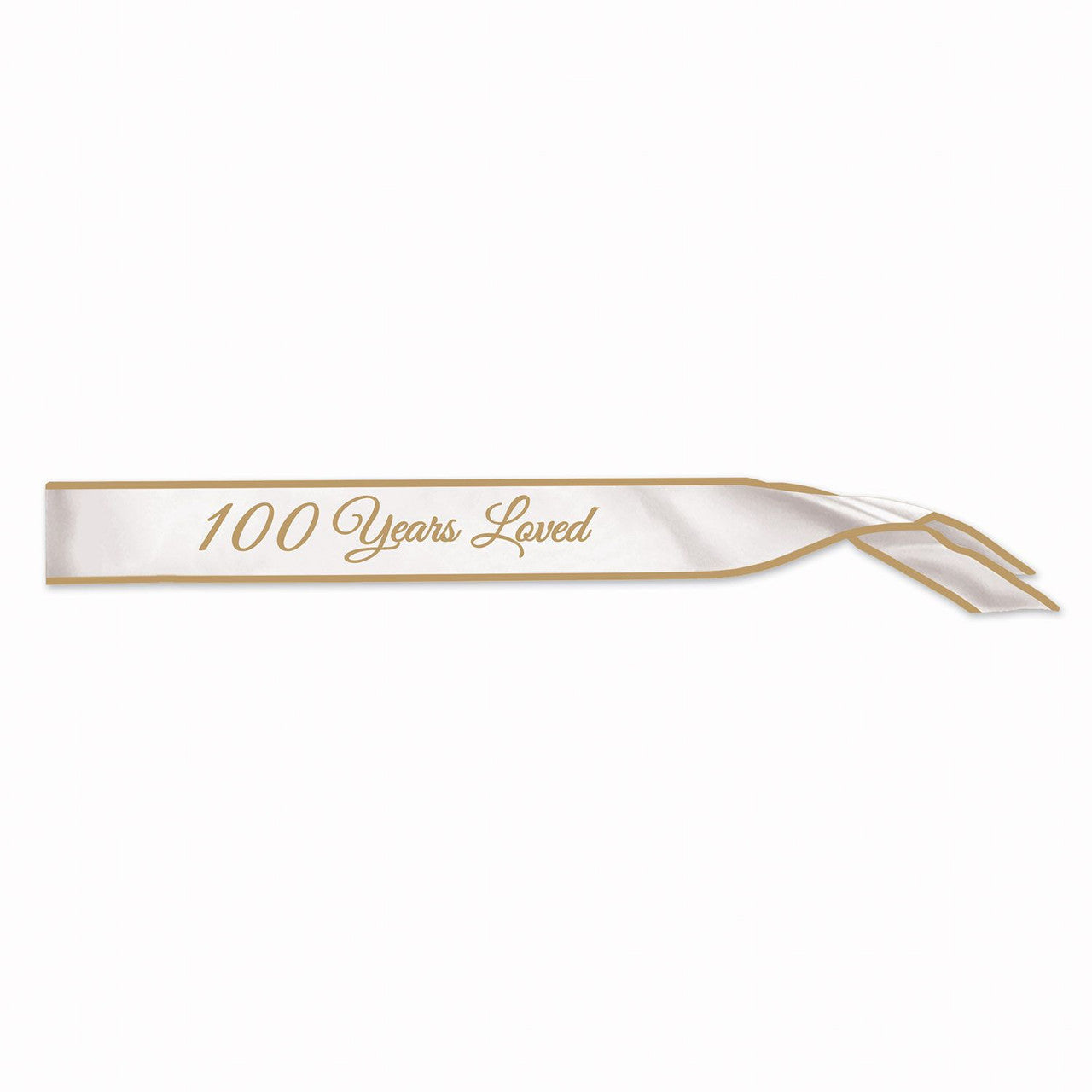 100 Years Old Birthday Sash