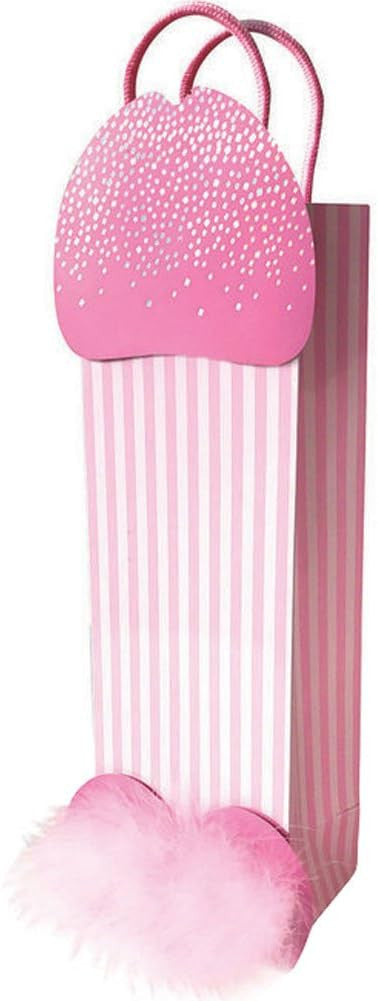 3D Sparkling Penis Gift Bag Bachelorette Bachelor Party Naughty Adult Novelty