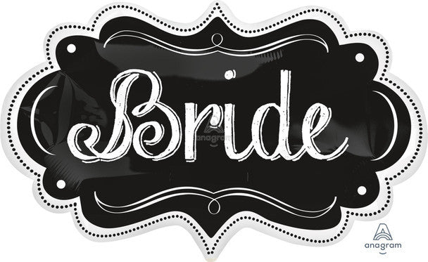 27" Bride Marquee Foil Balloon