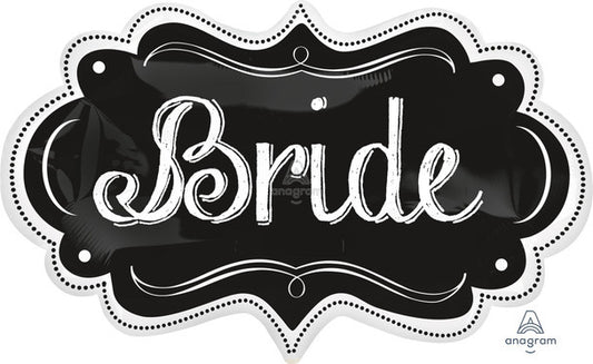 27" Bride Marquee Foil Balloon