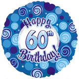 Happy 60th Birthday Balloon for Men