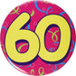 60th Birthday Jumbo Button Pin 6"