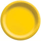 Amscan Sunshine Yellow 7" Luncheon Paper Party Plates 8 Pack