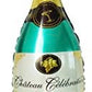 Champagne Bottle Supershape New Years Celebration Mylar Foil Balloon 40" x 20"