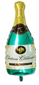 Champagne Bottle Supershape New Years Celebration Mylar Foil Balloon 40" x 20"