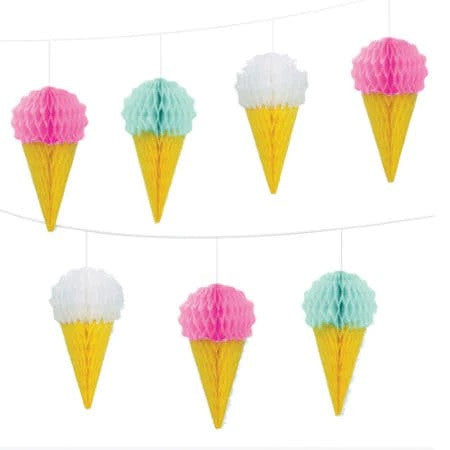 ice cream cone garland