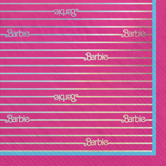 Malibu Barbie Hot-Stamped Luncheon Napkins 16/CT