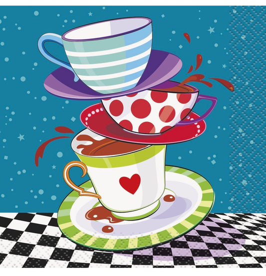 Mad Hatter Tea Party Napkins