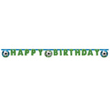 Happy Birthday Soccer Fans Jointed Banner