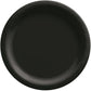 Solid Black Paper Plates