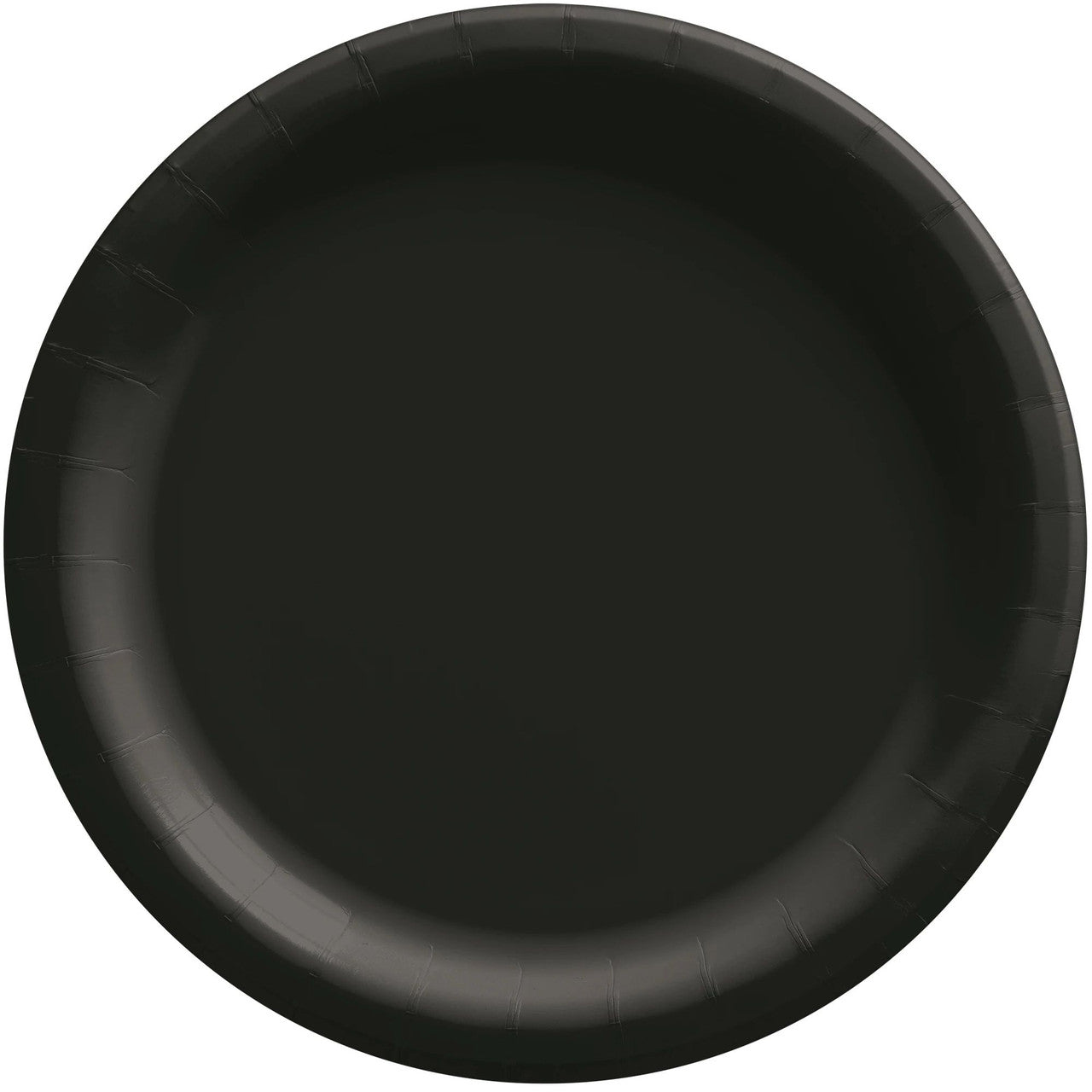 Solid Black Paper Plates