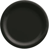 Solid Black Paper Plates