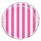 Hot Pink Stripes Round Foil Balloon 18  Packaged"