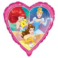 Disney Princess Dream Big Giant Heart Shaped Foil Balloon 29"