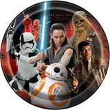 Star Wars Episode VIII Round 9 Dinner Plates  8ct"
