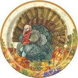 Traditional Thanksgiving Round 9 Dinner Plates  8ct"