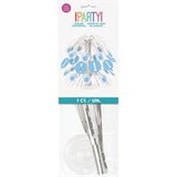 Blue Gingham 1st Birthday Cascade Centerpiece