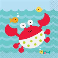 Under The Sea Pals Beverage Napkins  24ct