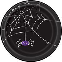 Spider Web Round 9 Dinner Plates  8ct"