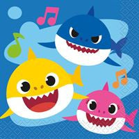 Kids song about sharks napkins