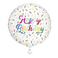 Birthday Sprinkle Happy Birthday Round Foil Balloon 18"