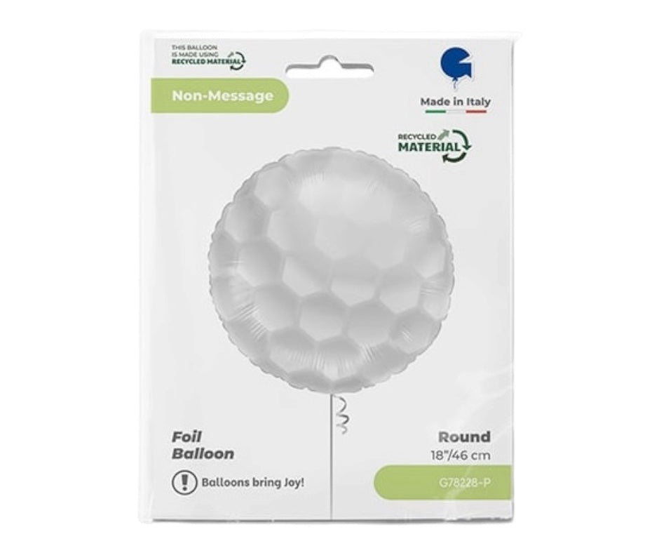 Round Golf Ball Balloon 18”