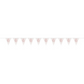 Number 65 Plastic Pennant Banner 9' Prismatic Rose gold