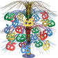65th Birthday Cascade Centrepiece Metallic 18"
