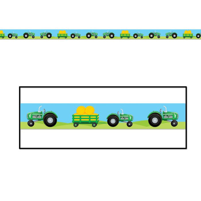 Farm Tractor Party Banner Decor