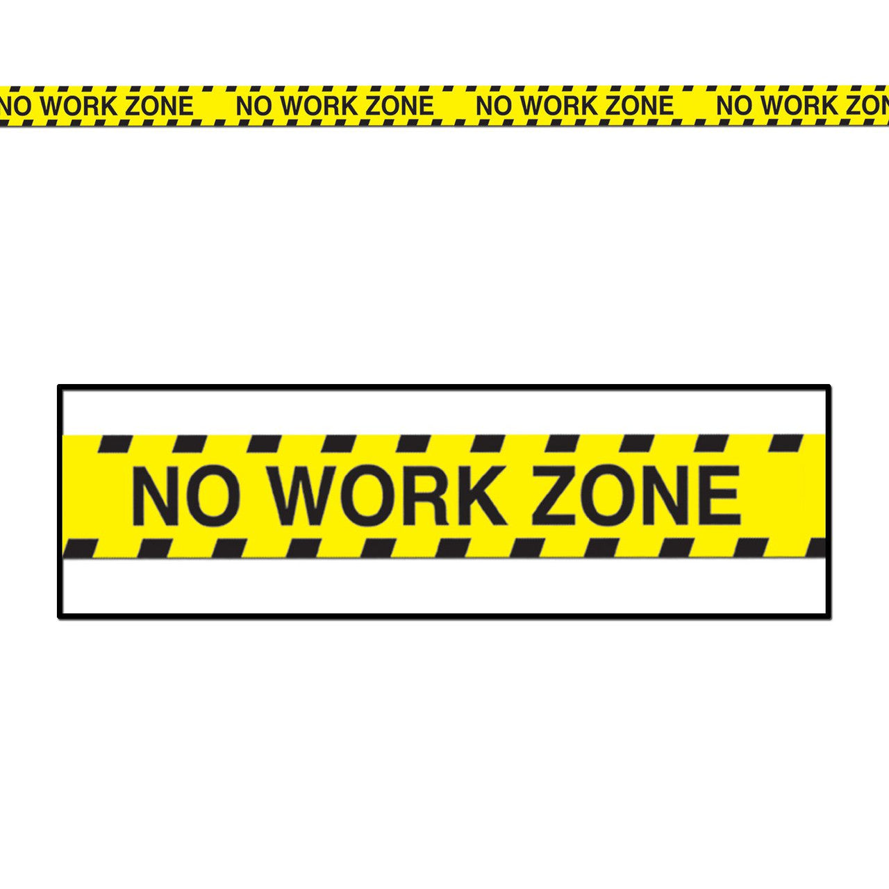 No Work Zone Retirement Party Banner Decor