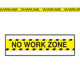 No Work Zone Retirement Party Banner Decor