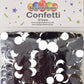 Balloon Confetti Dots 22 Grams Foil Black & White 1CM-Round
