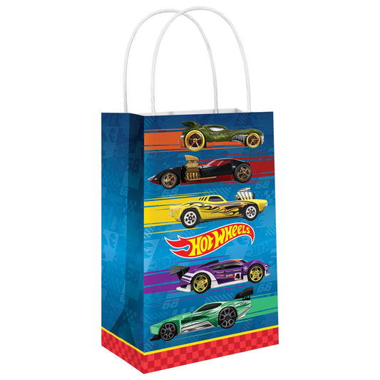 Hot Wheels Paper Kraft Bags 8/CT