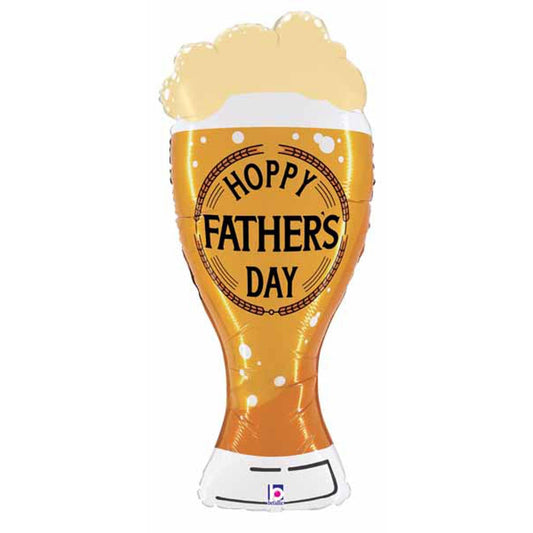 Hoppy Father's Day Draft Beer Foil Balloon 34"