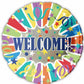 Welcome Streamers 18" Foil Balloon