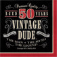 Vintage Dude 50th Birthday 3-Ply Lunch Napkins Paper The Man Myth Legend 16/CT