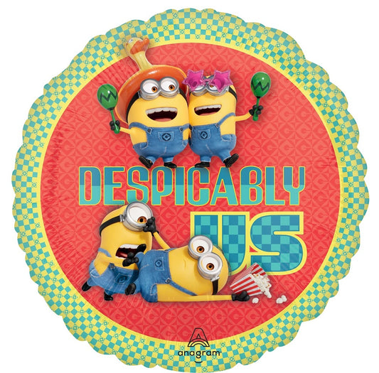 Despicable Me 4 Minions 18" Round Balloon