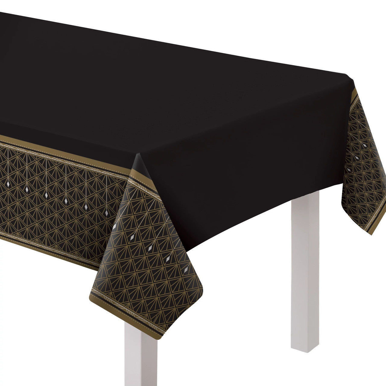 Glitz & Glam Plastic Table Cover 1/CT