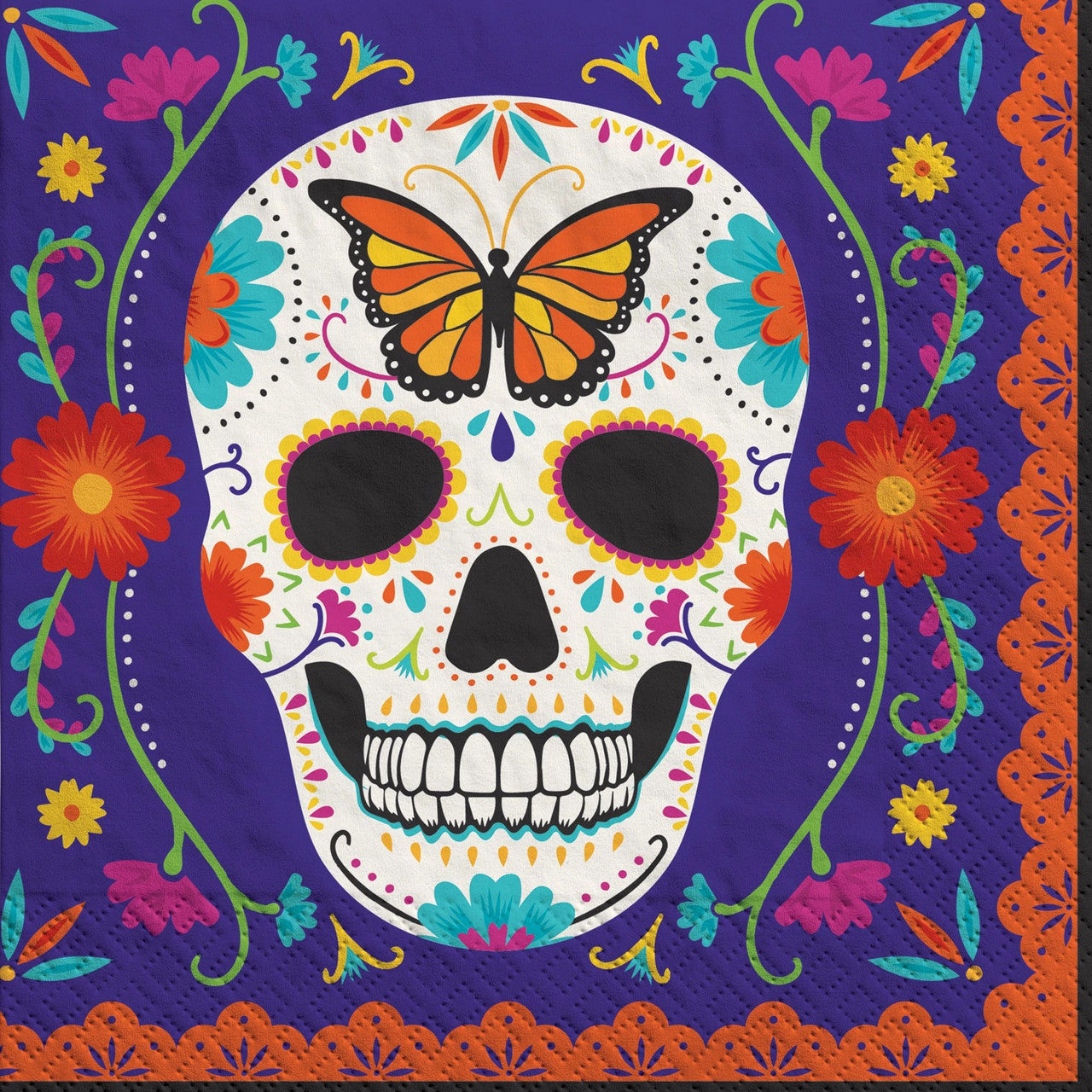 Dia De Los Muertos Day of the Dead Napkins